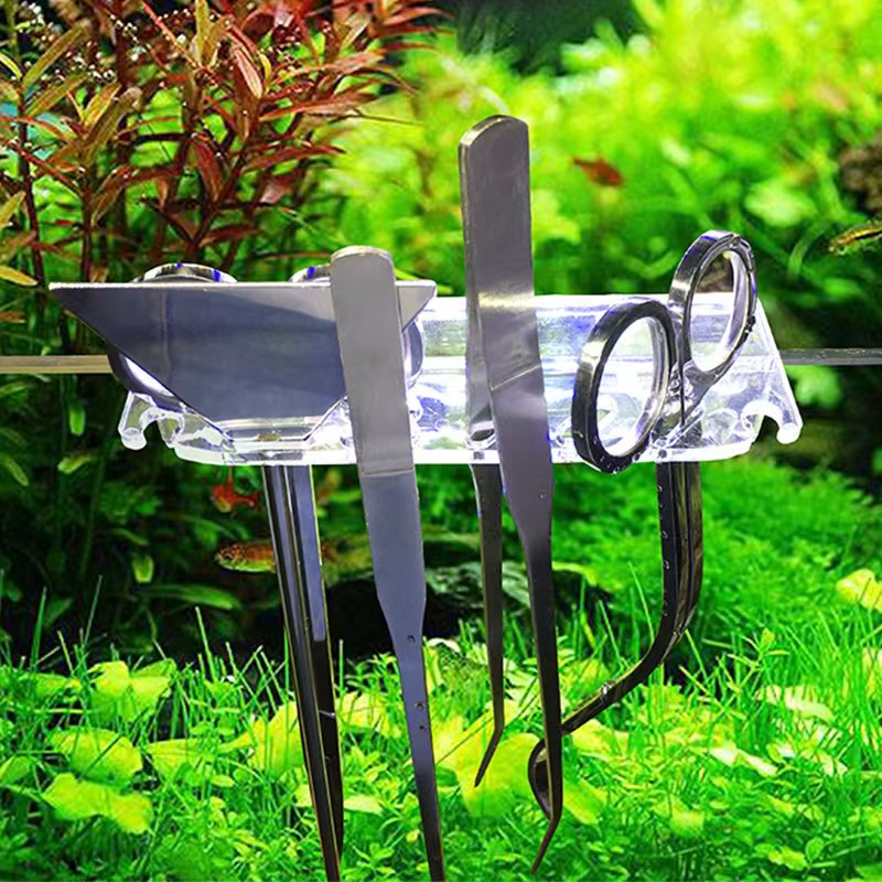Live Plant Aquarium - Professionele aquariumonderhoudsgereedschapsset, aquariumreiniger, pincet, schaar voor