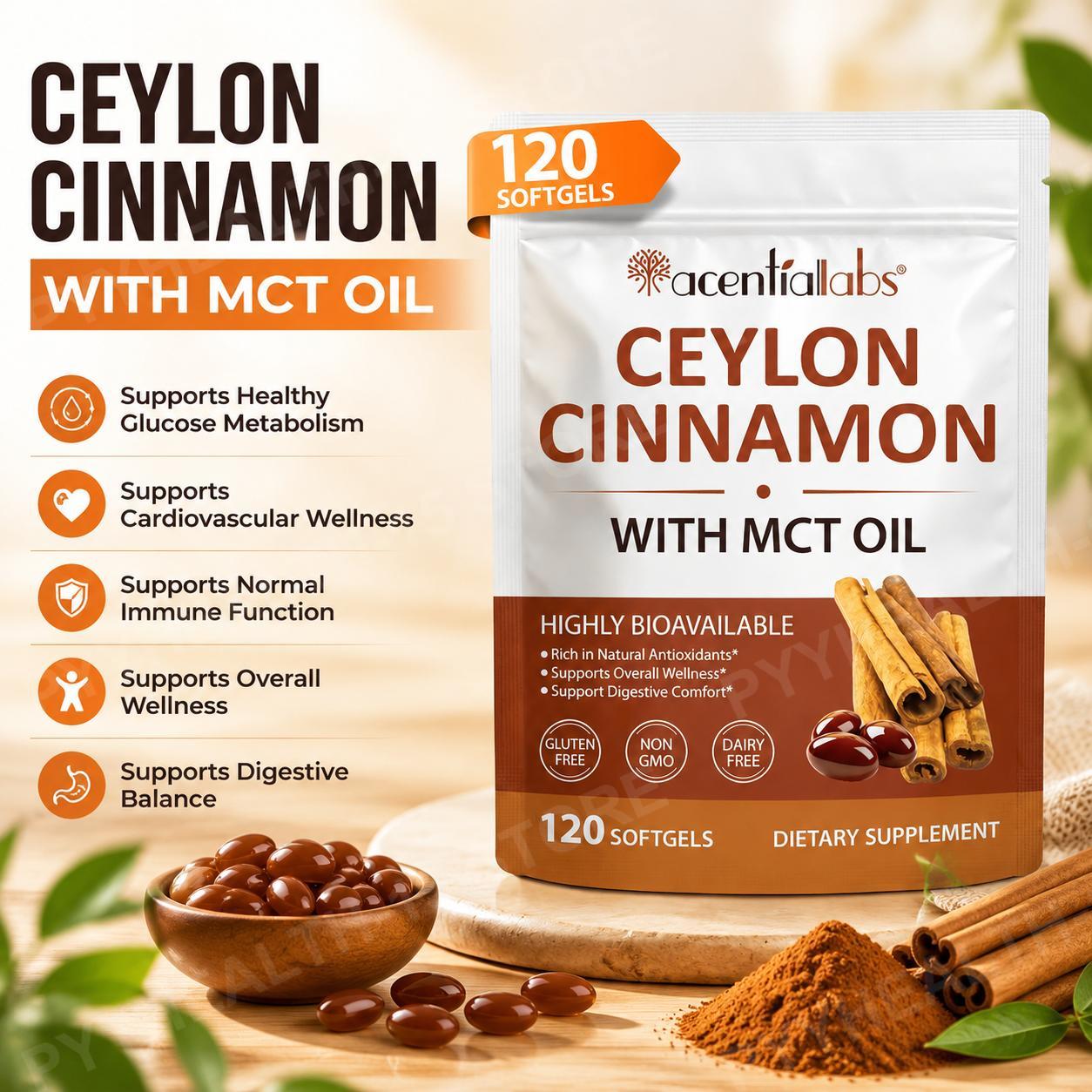 Planted Tank - Ceylon Kaneel met Kokos MCT-olie Softgels