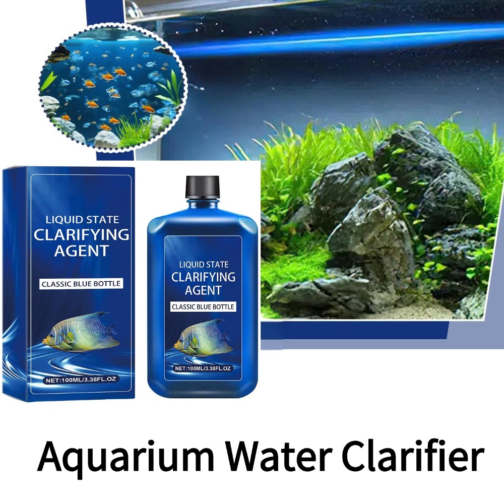 Planted Aquarium Cleaning - Aquarium Water Clarifier 100ml Visbak Reinigingsoplossing