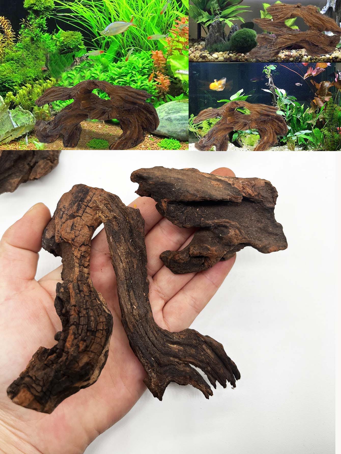 3 STKS ﻿ Natural-Look drijfhou - Aquarium Plant Substrate recensie en prijs