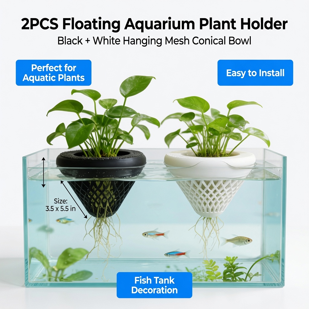 2 stuks drijvende aquariumplan - Aquarium Plant Holder recensie en prijs