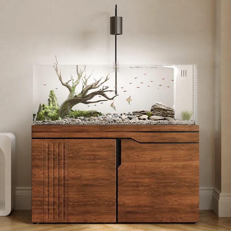 Groot ultra-wit glazen aquariu - Aquarium Planted Tank Filter recensie en prijs