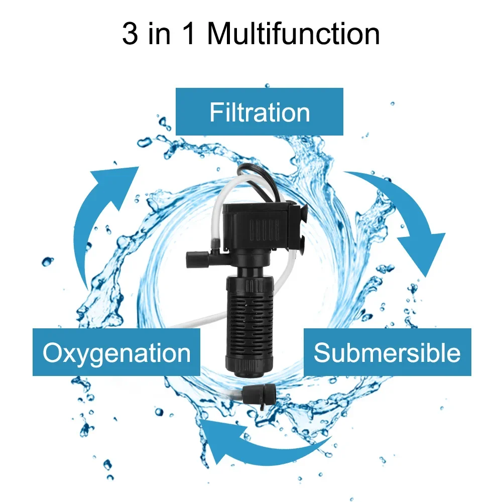 Klein aquariumfilter, stille,  - Planted Aquarium Cleaning recensie en prijs